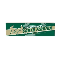 South Florida Bulls 5" x 18" Shadow Logo Wood Mantle Sign
