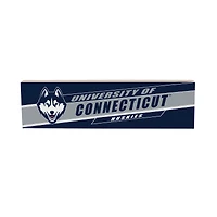 UConn Huskies 5" x 18" Shadow Logo Wood Mantle Sign