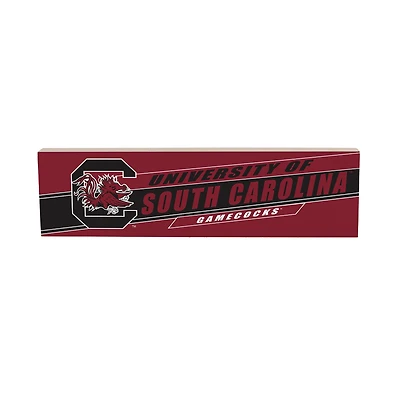 South Carolina Gamecocks 5" x 18" Shadow Logo Wood Mantle Sign