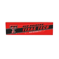 Texas Tech Red Raiders 5" x 18" Shadow Logo Wood Mantle Sign