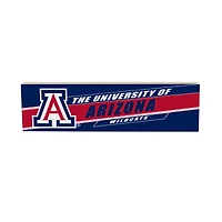 Arizona Wildcats 5" x 18" Shadow Logo Wood Mantle Sign