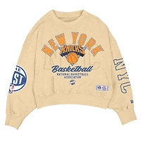 Women's New Era Tan New York Knicks 2025/26 City Edition Sweatshirt