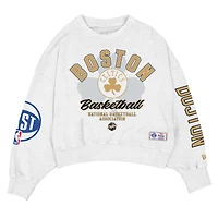 Women's New Era White Boston Celtics 2025/26 City Edition Sweatshirt