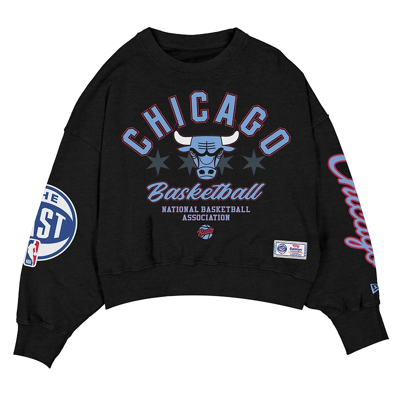 Women's New Era Black Chicago Bulls 2025/26 City Edition Sweatshirt