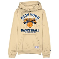 Men's New Era Tan New York Knicks 2025/26 City Edition Fleece Hoodie
