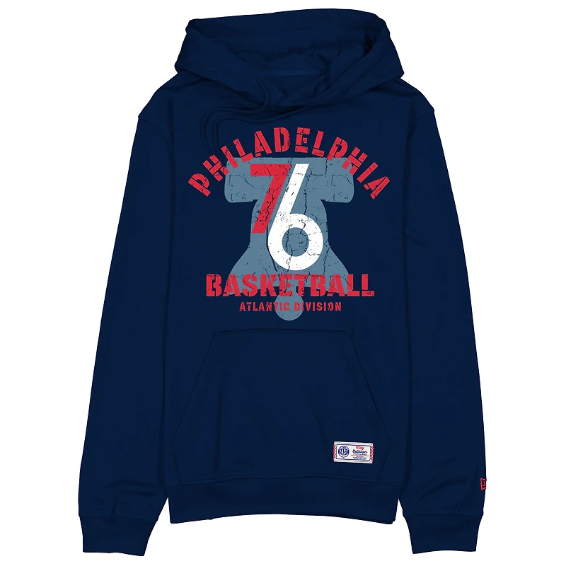 Men's New Era Blue Philadelphia 76ers 2025/26 City Edition Fleece Hoodie