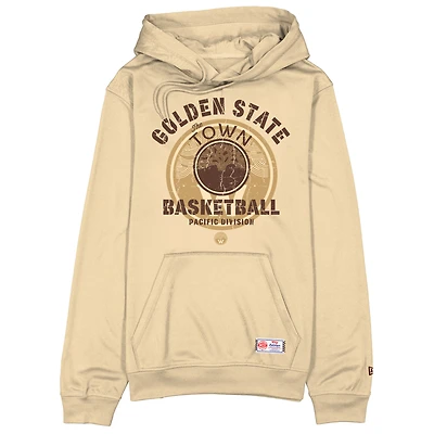 Men's New Era Tan Golden State Warriors 2025/26 City Edition Fleece Hoodie