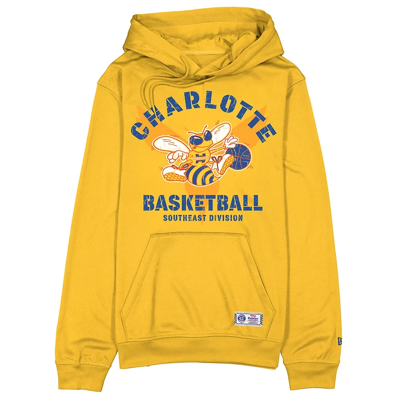 Men's New Era Yellow Charlotte Hornets 2025/26 City Edition Fleece Hoodie