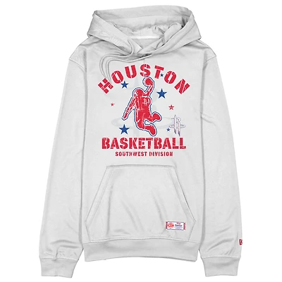 Men's New Era White Houston Rockets 2025/26 City Edition Fleece Hoodie