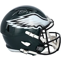 Cooper DeJean Philadelphia Eagles Autographed Super Bowl LIX Champions Logo Speed Replica Helmet