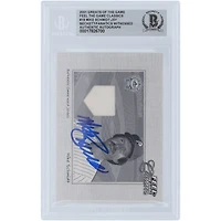 Mike Schmidt Philadelphia Phillies Autographed 2001 Fleer Greats of the Game Feel the Game Classics Relic #MS Beckett Fanatics Witnessed Authenticated Card