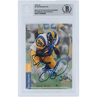Jerome Bettis Los Angeles Rams Autographed 1993 Upper Deck SP #6 Beckett Fanatics Witnessed Authenticated Rookie Card