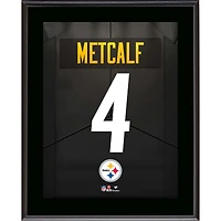 DK Metcalf Pittsburgh Steelers 10.5" x 13" Jersey Number Sublimated Player Plaque