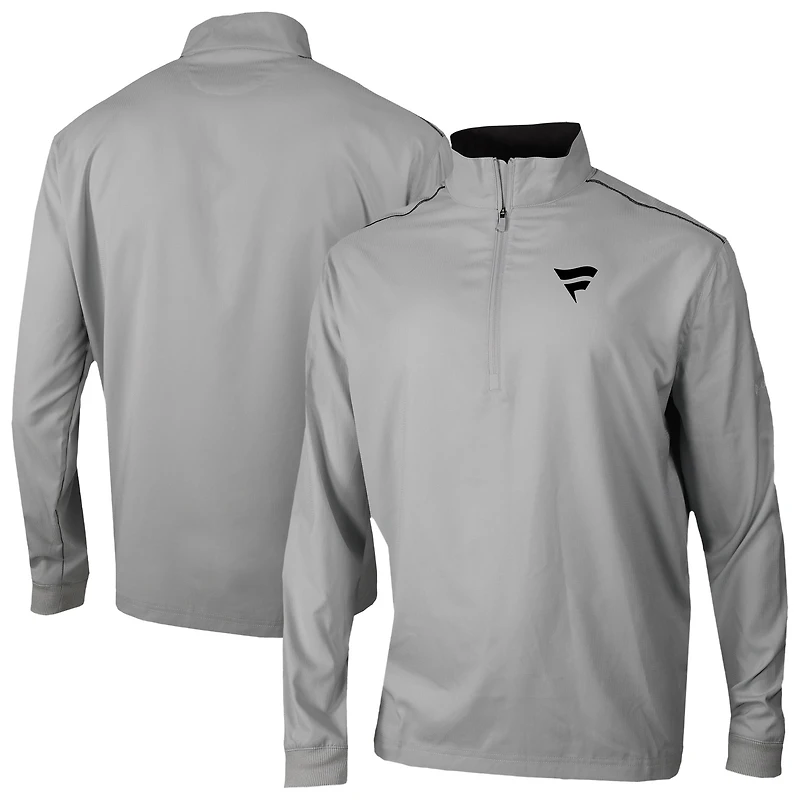 Men's Columbia  Gray Fanatics Corporate Bogey's Paradise Quarter-Zip Pullover