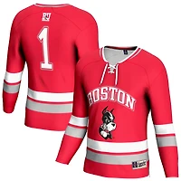 Youth GameDay Greats  Scarlet Boston University Lightweight Men's Hockey Team Fashion Jersey