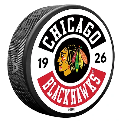Chicago Blackhawks Cog Hockey Puck