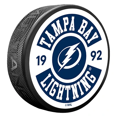 Tampa Bay Lightning Cog Hockey Puck