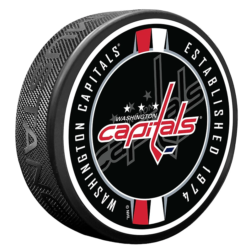 Washington Capitals Ribbon Hockey Puck