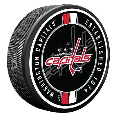 Washington Capitals Ribbon Hockey Puck