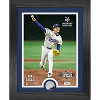 Highland Mint Rōki Sasaki Los Angeles Dodgers 2025 MLB World Tour: Tokyo Series 13" x 16" MLB Debut Silver Coin Photo Mint