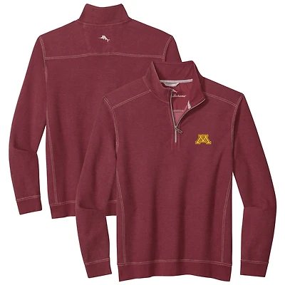 Men's Tommy Bahama Maroon Minnesota Golden Gophers Montego Bay Half-Zip Jacket