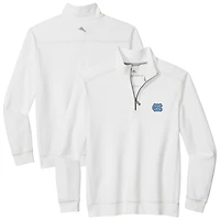 Men's Tommy Bahama White North Carolina Tar Heels Montego Bay Half-Zip Jacket