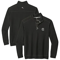 Men's Tommy Bahama Black South Carolina Gamecocks Montego Bay Half-Zip Jacket