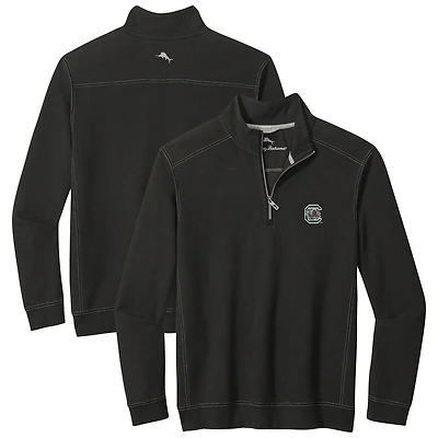 Men's Tommy Bahama Black South Carolina Gamecocks Montego Bay Half-Zip Jacket