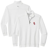 Men's Tommy Bahama White USC Trojans Montego Bay Half-Zip Jacket