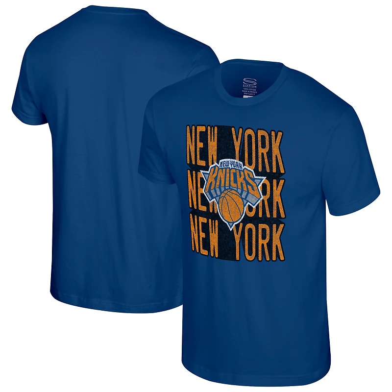 Unisex Stadium Essentials Royal New York Knicks Step Up T-Shirt