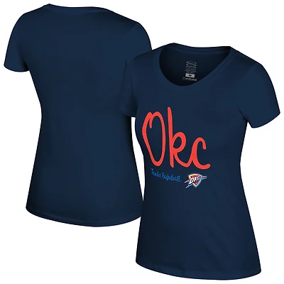 Women's Stadium Essentials  Navy Oklahoma City Thunder 3rd Quarter T-Shirt