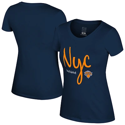 Women's Stadium Essentials Navy New York Knicks 3rd Quarter T-Shirt