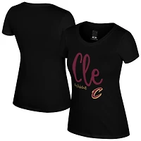 Women's Stadium Essentials  Black Cleveland Cavaliers 3rd Quarter T-Shirt