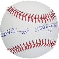 Vladimir Guerrero & Vladimir Guerrero Jr. Autographed Baseball
