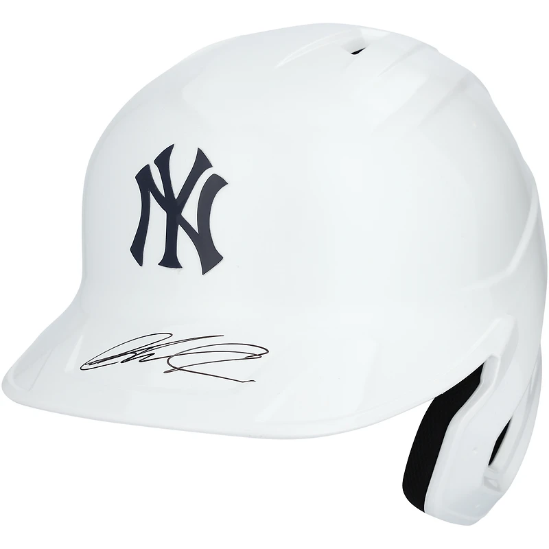 Jazz Chisholm Jr. New York Yankees Autographed Alternate Chrome Replica Batting Helmet