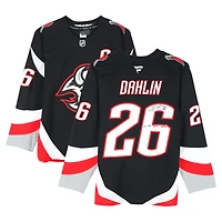Rasmus Dahlin Buffalo Sabres Autographed Black Alternate Fanatics Premium Jersey with "21st Sabres Captain" Inscription - Limited Edition of 10