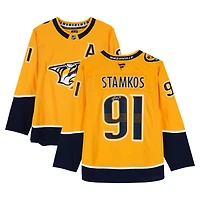 Steven Stamkos Nashville Predators Autographed Gold Fanatics Premium Jersey