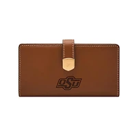 Fossil  Oklahoma State Cowboys Lennox Leather Tab Bifold Wallet