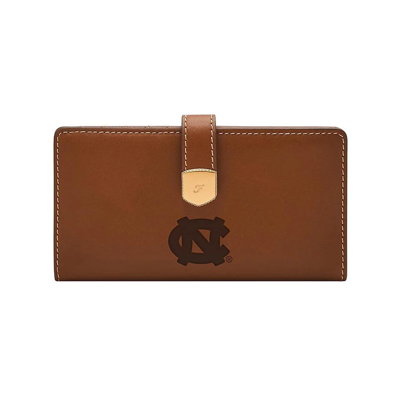 Fossil  North Carolina Tar Heels Lennox Leather Tab Bifold Wallet