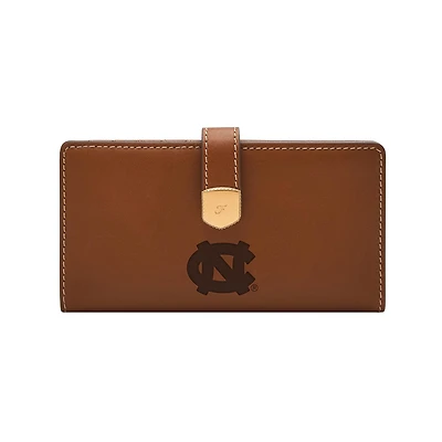 Fossil  North Carolina Tar Heels Lennox Leather Tab Bifold Wallet