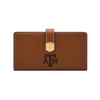 Fossil  Texas A&M Aggies Lennox Leather Tab Bifold Wallet