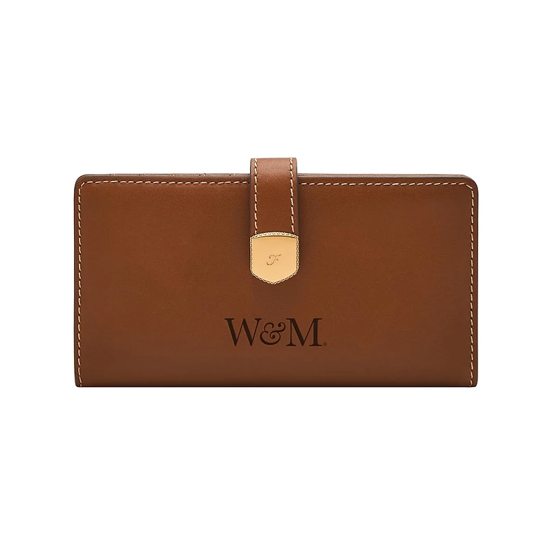 Fossil  William & Mary Tribe Lennox Leather Tab Bifold Wallet