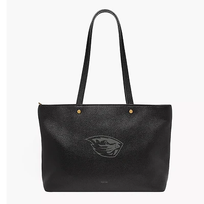Fossil  Oregon State Beavers Jessie Leather Zip Tote
