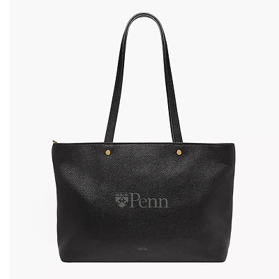 Fossil  Pennsylvania Quakers Jessie Leather Zip Tote