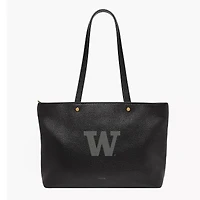 Fossil  Washington Huskies Jessie Leather Zip Tote