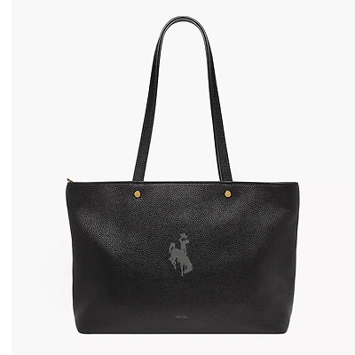 Fossil  Wyoming Cowboys Jessie Leather Zip Tote