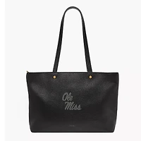 Fossil  Ole Miss Rebels Jessie Leather Zip Tote