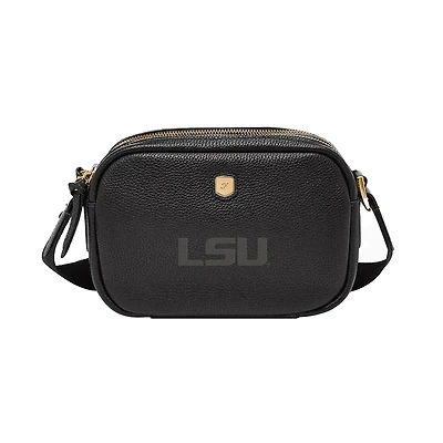 Fossil LSU Tigers Danni Leather Crossbody Bag
