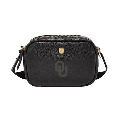 Fossil Oklahoma Sooners Danni Leather Crossbody Bag