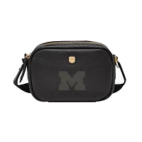 Fossil Michigan Wolverines Danni Leather Crossbody Bag